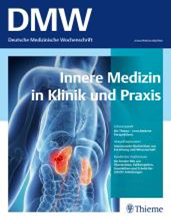 Titelblatt der Zeitschrift DMW - Deutsche Medizinische Wochenschrift